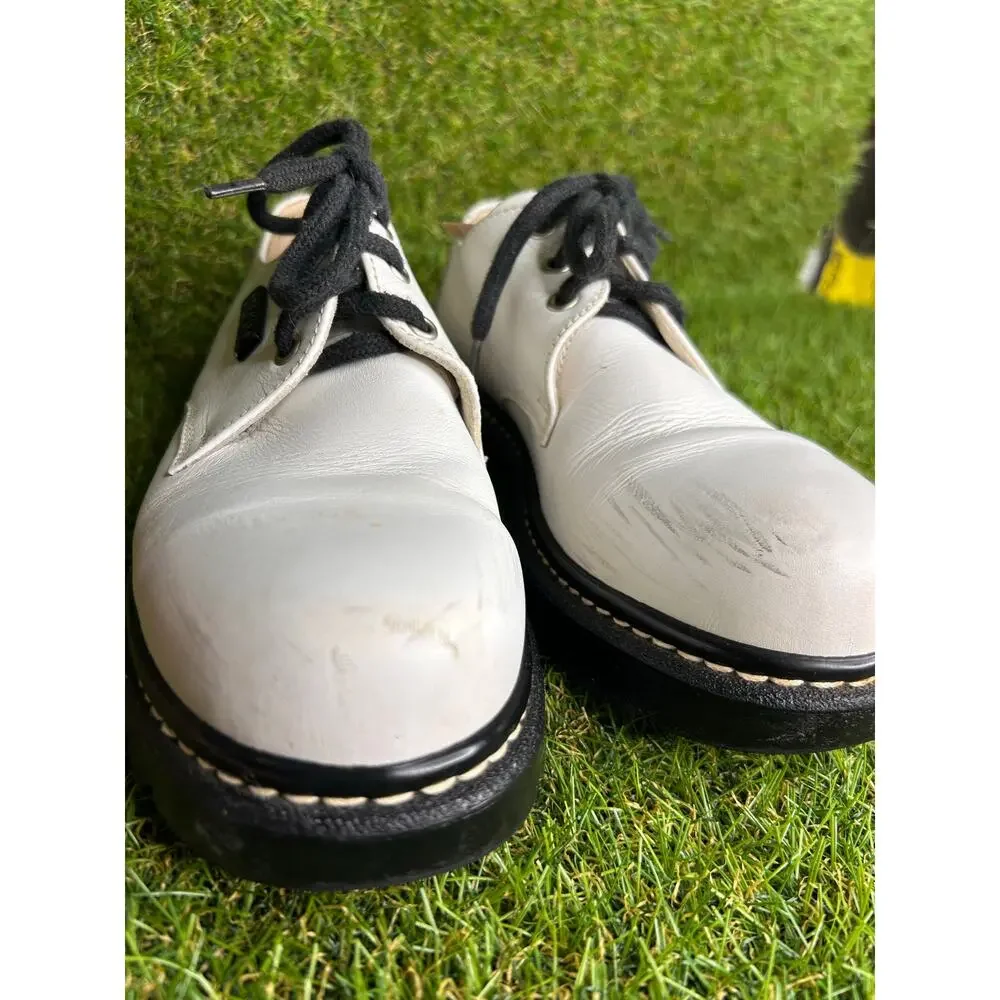 RARE‎ Vintage Parachoc White Military Combat Shoe 38 - Picture 4 of 12